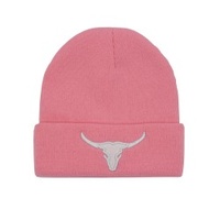 Rocko's Beanies - Longhorn Bull Pink