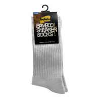 Rocko's Sneaker Socks 6-11 Bamboo White