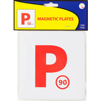 Plate Magnetic Red P - Code 324 NSW