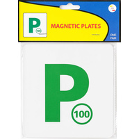 Plate Magnetic Green P - Code 325 NSW