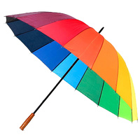 Golf Umbrella - Rainbow