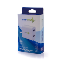 240v Dual USB Wall Charger - Smartcell 