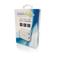 240v Dual USB Wall Charger - Smartcell 