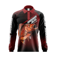 Fishing Shirt Mangrove Jack Black Available in Various Sizes