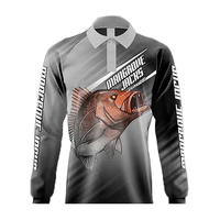 Mangrove Jacks Fishing Shirt Mangrove Jack Grey Available In Various Sizes