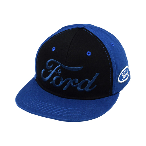 Ford Embroidered Logo Cap - Blue/Black 